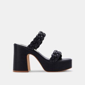 NWT Dolce Vita Wiley Platform Sandal in black stella 10